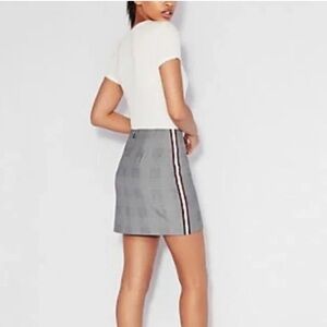 Express Gray Mini Skirt